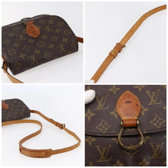 LOUIS VUITTON Monogram Saint Cloud MM Shoulder Bag M51243 LV Auth BA6501 - Picture 16 of 16